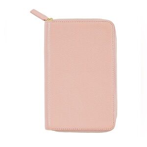 Moterm Zippered Leather Hobonichi Weeks / Weeks Mega Cover Pebbled Dusty Rose